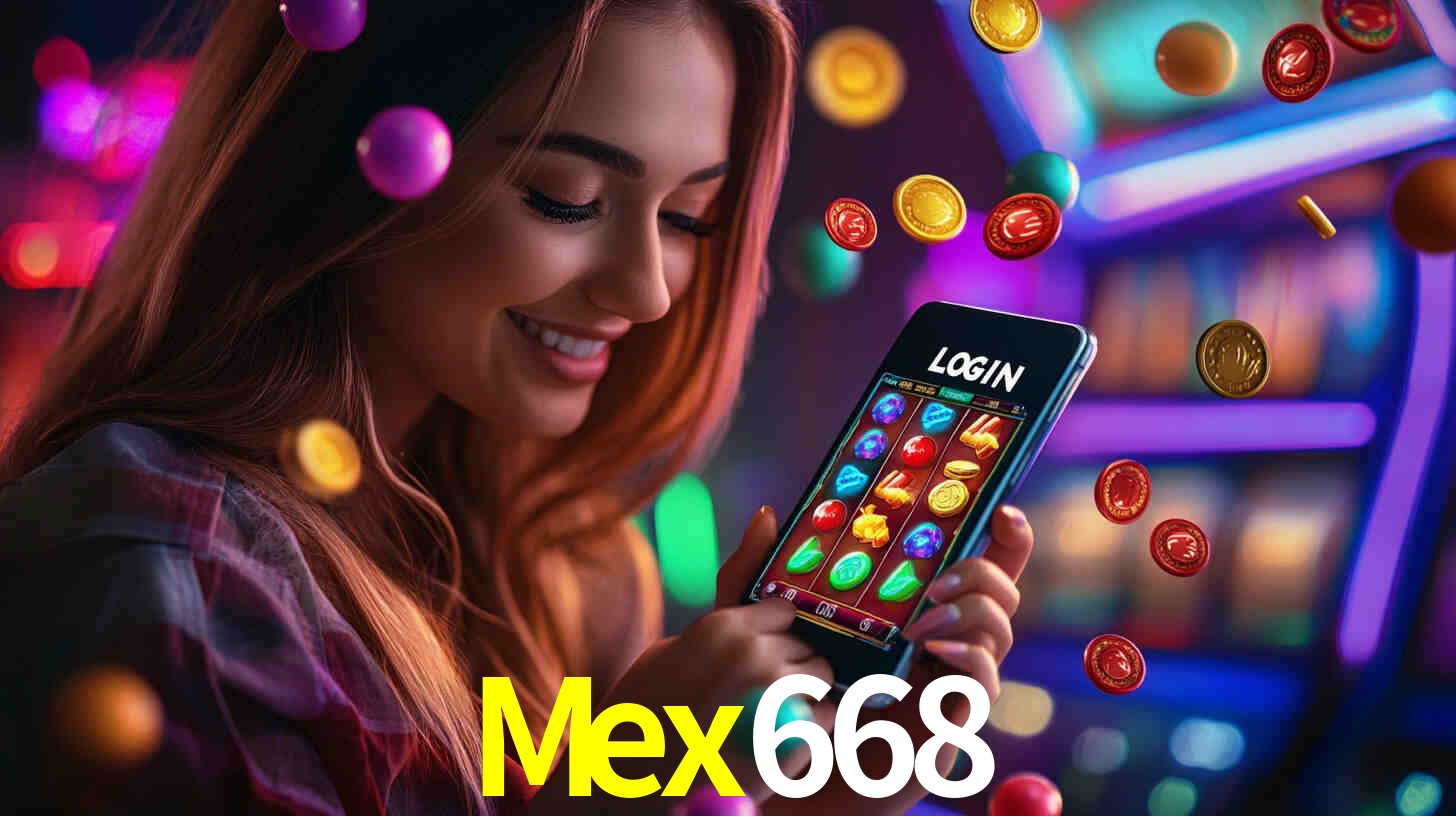 Interfaz de la app móvil Mex668 en un smartphone moderno